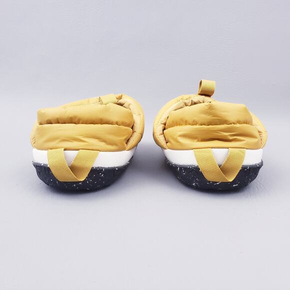 The North Face Women Nuptse mule 550 down feather Yellow Size 7 - Picture 3 of 12